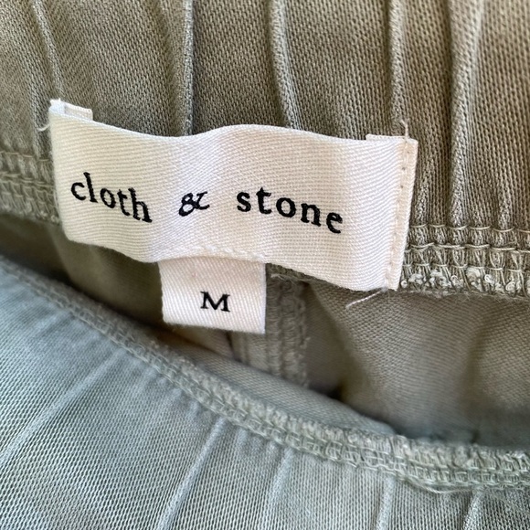 Cloth & Stone Joggers Pockets Lyocell Blend Size Medium - Picture 2 of 4